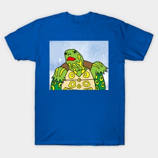 Animal Skier Turtle Mountains T-Shirt